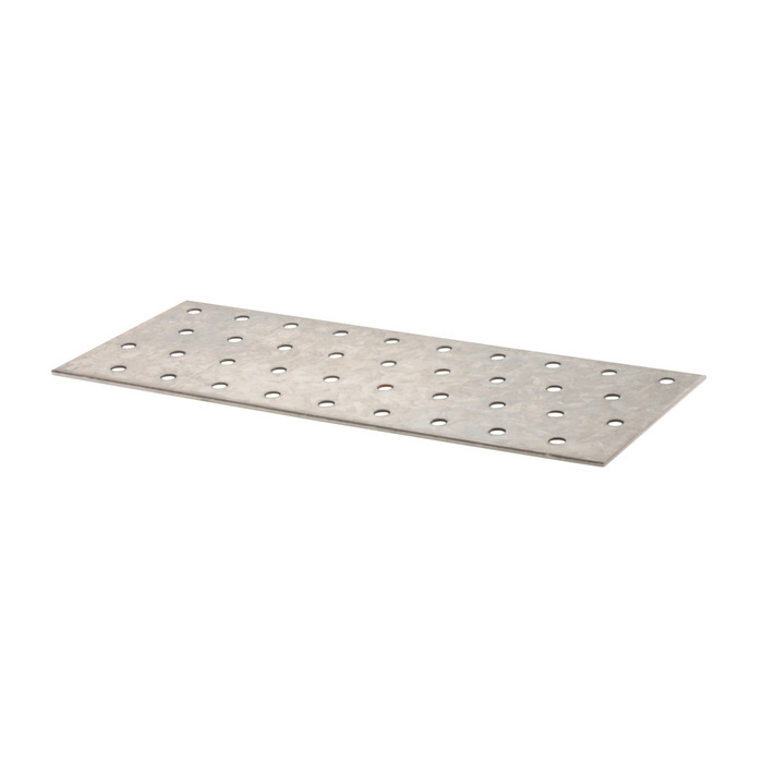 Hålplatta Varmförzinkad 120 x 40 x 2 mm 25-pack Heco